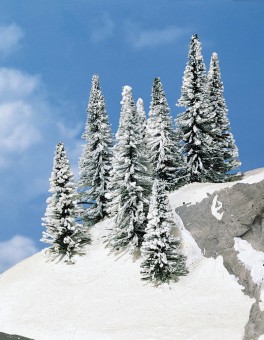 Heki 2160 8 Schneetannen 5-7 cm 