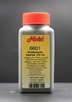 Heki 6601 Straßenfarbe Asphalt, 200 ml 