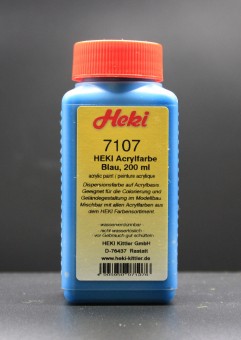 Heki 7107 Acrylfarbe Blau, 200 ml 