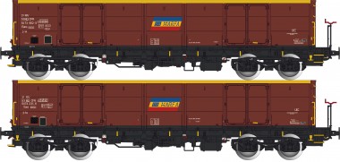Albert Modell 500027 CFR offener Güterwagen-Set Eacs Ep.6 