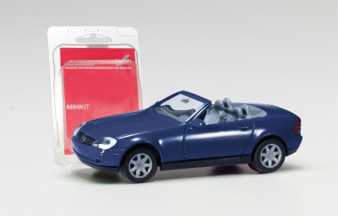Herpa 012188-007 Minikit: MB SLK Roadster saphierblau 