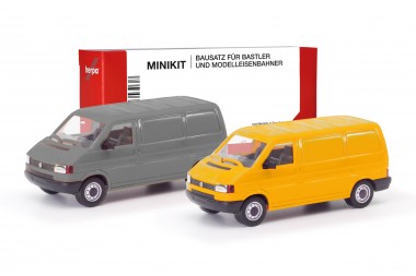 Herpa 012386-004 MiniKit VW T4 Kasten grau/ginstergelb 