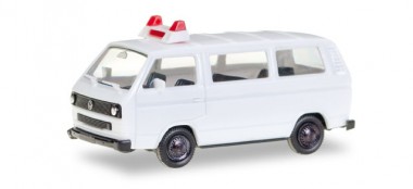 Herpa 013895 - 1/87 MiniKit VW T6.1 Bus Mit Hänsch DBS 5000 – Polizei-Modell (2022)