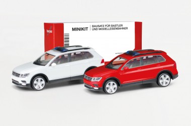 Herpa 013109-002 MiniKit: VW Tiguan mit Warnbalken (2x) 