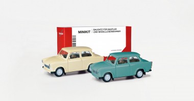 Herpa 013901 MiniKit: 2x Trabant 601 Limousine					
  