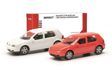 Herpa 013956 MiniKit: VW Golf IV (4-türig) (2Stück) 