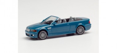 Herpa 022996-002 BMW M3 Cabrio (E46) laguna seca blau 