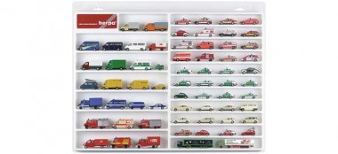 Herpa 029209 Vitrine Pkw & Transporter weiß 