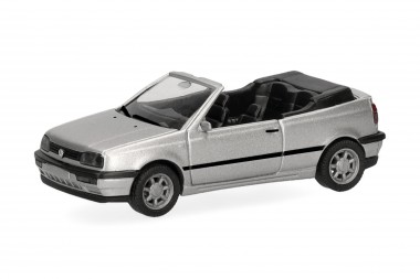 Herpa 031547-002 VW Golf III Cabrio titansilbermet. 