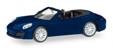 Herpa 038898 Porsche 911 Carrera 4S Cabrio nachtblau 