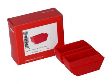 Herpa 054614 Absetzmulde 15m³ für AK12 rot (2) 