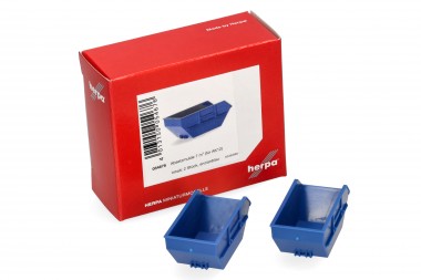 Herpa 054676 Absetzmulde 7m³ für AK12 blau (2) 