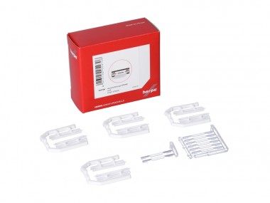 Herpa 054706 Zubehör: Heckstoßstange KRONE 8x weiß 