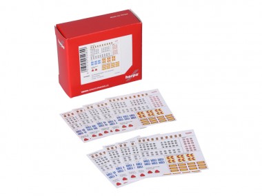 Herpa 054829 Aufkleberbogen mit diversen Schildern 