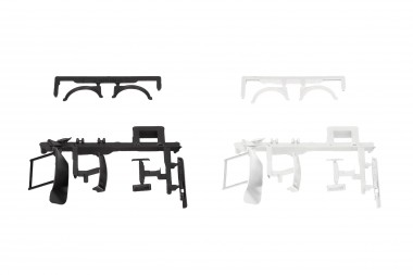 Herpa 054997 Zubehör: MAN F8, Dachspoiler, Stoßstange 