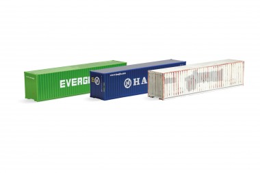 Herpa 066730-002 Spur TT: Container Set Evergreen/Hanjin 