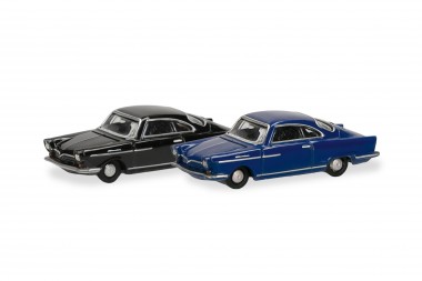 Herpa 066921 SpurN: 2erSet NSU Sport Prinz blau/schw 