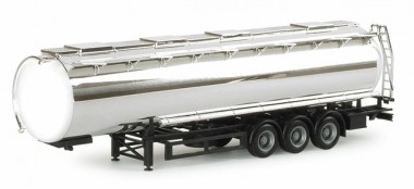 Herpa 076180 Lebensmittelchromtank Auflieger 