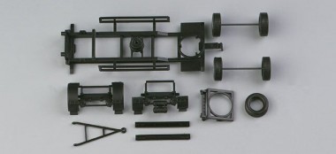 Herpa 080835 Hängerfahrgestell f. Wechselaufbau 