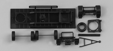 Herpa 081061 FG Hänger f. Festaufbau 2a (07,45m) 