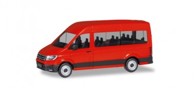 Herpa 094252 VW Crafter Bus HD rot  