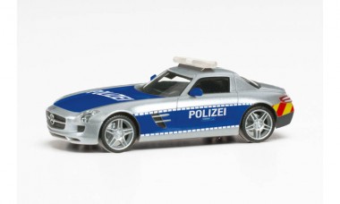 Herpa 096515 MB SLS AMG Polizei Showcar 