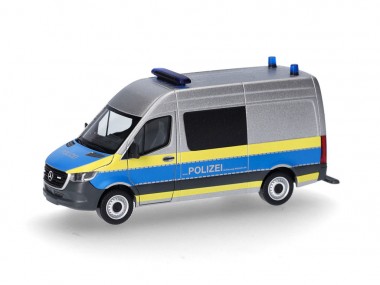 Herpa 098304 MB Sprinter Halbbus HD Polizei Schleswig 