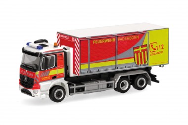 Herpa 098854 MB Arocs M WL-LKW (3a) FW Paderborn 