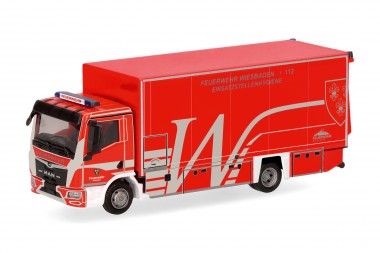 Herpa 099707 MAN TGL CC Koffer-LKW FW Wiesbaden 