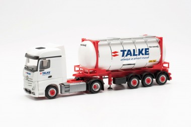 Herpa 316002 MB Actros BS 20ft Tan-C-SZ Talke 
