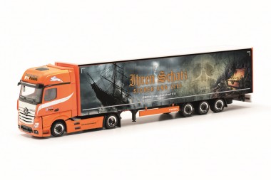 Herpa 317450 MB Actros L GS Lowliner-SZ Ferntrans 