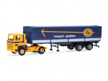 Herpa 318716 Scania 141 Pritschen-SZ ASG 