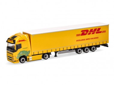 Herpa 318952 Volvo FH GL XL Lowliner-GP-SZ DHL 
