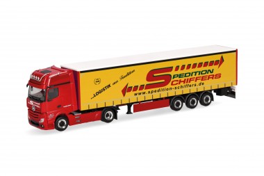 Herpa 319218 MB Actros GS GP-SZ Spedition Schiffers 