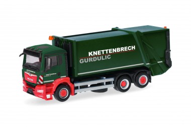 Herpa 319379 MAN TGS NN Pressmüllwg. Knettenbrech 