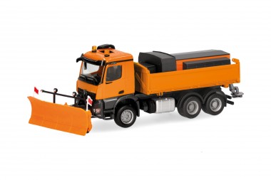 Herpa 320061 MB Arocs M 3seitenkipper orange 