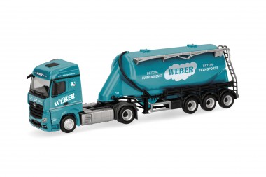 Herpa 320351 MB Actros SS Euter-Silo-SZ Weber Beton 