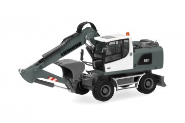 Herpa 320405 Liebherr Mobilbagger A920 Litronic grau 