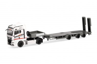 Herpa 320849 MAN TGX GM Semittieflade-SZ Sikora 