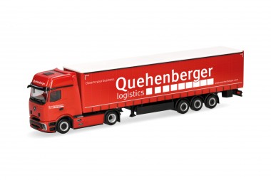 Herpa 321334 MB Actros L GP-SZ Quehenberger 