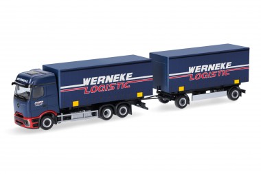 Herpa 321983 MB Actros L BS WK-GP-HZ Werneke Logistik 