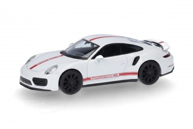 Herpa 420358-002 Porsche 911 (991) Turbo carraraweiß 