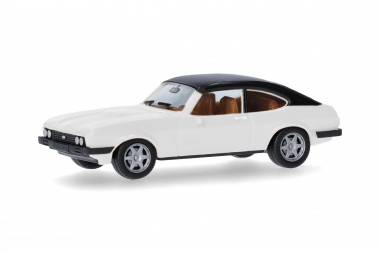Herpa 420570-003 Ford Capri Vinyldach diamantweiß 