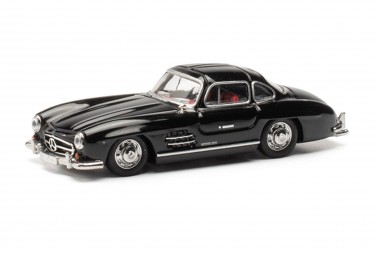 Herpa 421089 MB 300 SL Coupe schwarz 