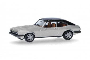 Herpa 430807-003 Ford Capri Vinyldach stratossilber 