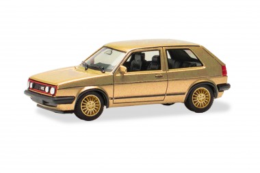 Herpa 430838-006 VW Golf II GTI goldmet. 