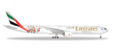 Herpa 530880 Boeing 777-300ER Emirates/Hamburger SV 