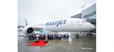 Herpa 533256 Boeing 787-9 Dreamliner Westjet 