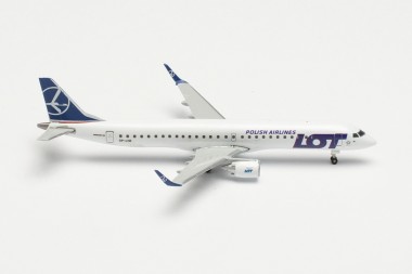 Herpa 536325 Embraer 190 LOT Polish Airlines 