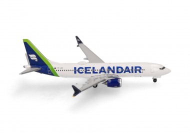 Herpa 538466 Boeing 737 Max 8 Icelandair (green) 